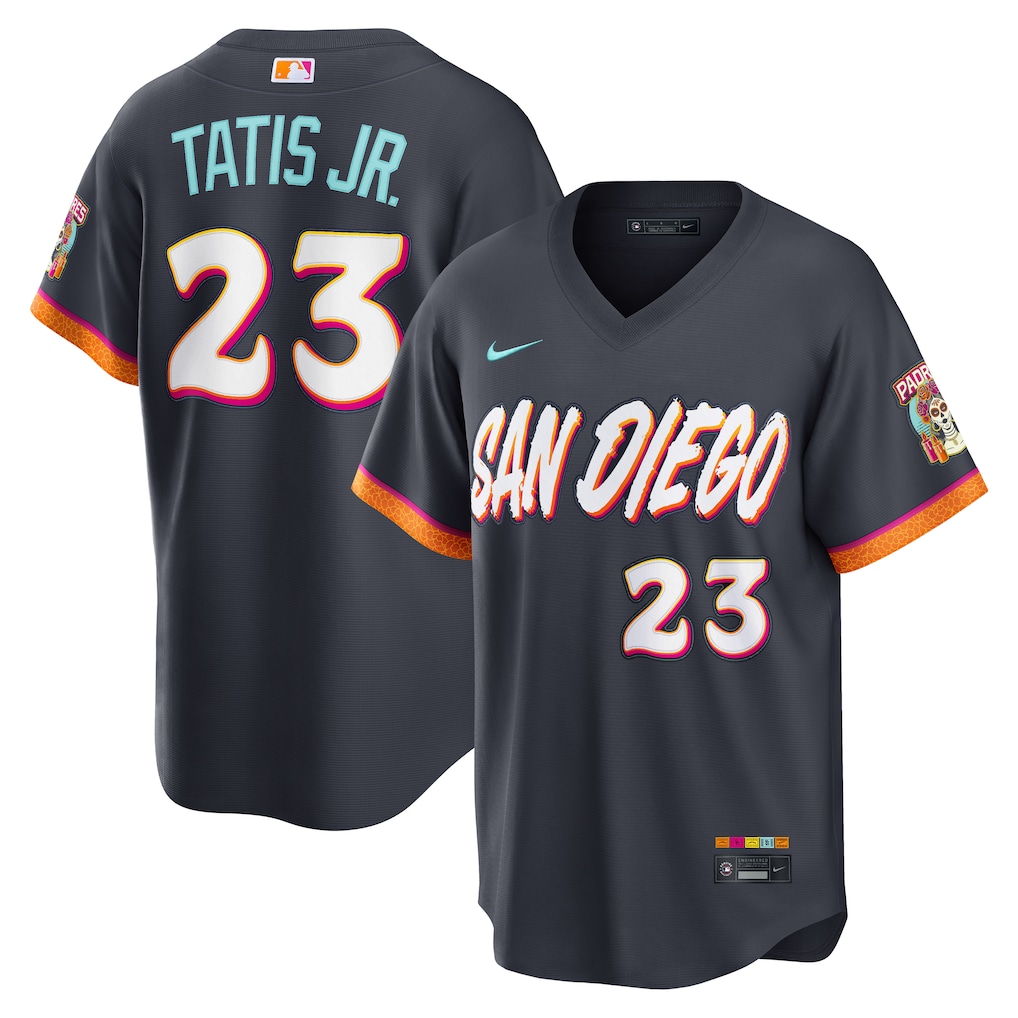 Men San Diego Padres #23 Fernando Tatis Jr. Nike Obsidian 2026 City Connect Stadium Jersey->san diego padres->MLB Jersey